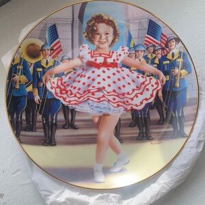 VINTAGE- Shirley Temple “Stand Up And Cheer” Collectors Plate